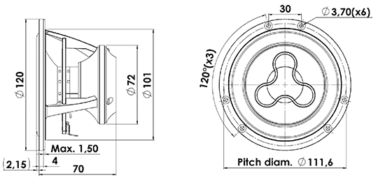 12mu8731t00 dimensions