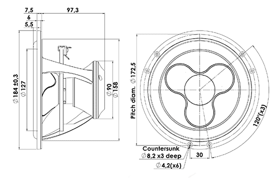 18WU4741T00 dimensions