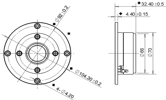 BC25TG1504 dimensions