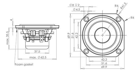 FR070WA01 dimensions