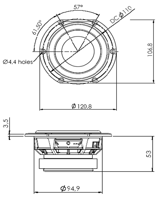 HDS104-PPB-830870 dimensions