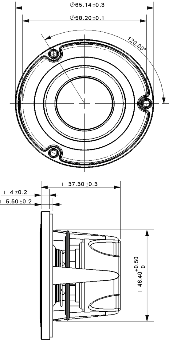 NE65W-04 dimensions