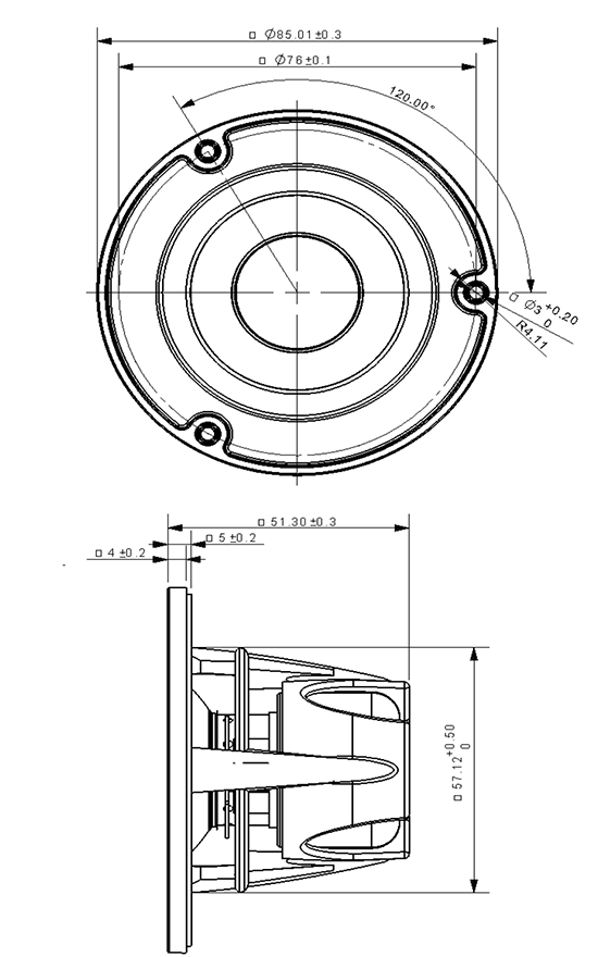 NE85W-04 dimensions