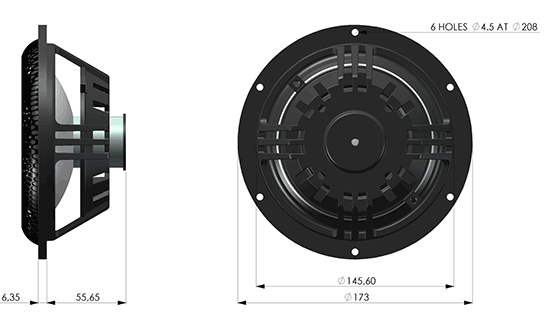 P173 dimensions