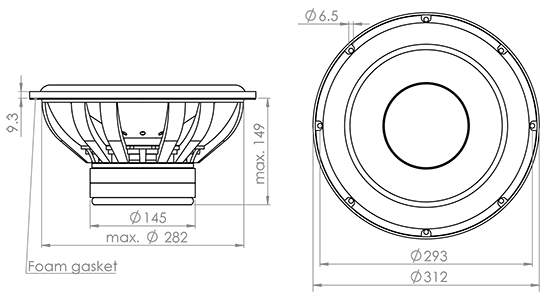 SW310WA01 dimensions