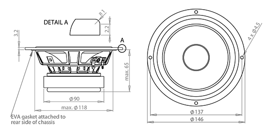 WF146WA01 dimensions