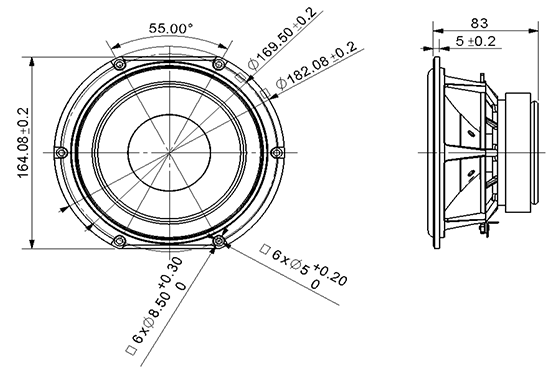 hds164 nomex-830875 dimensions