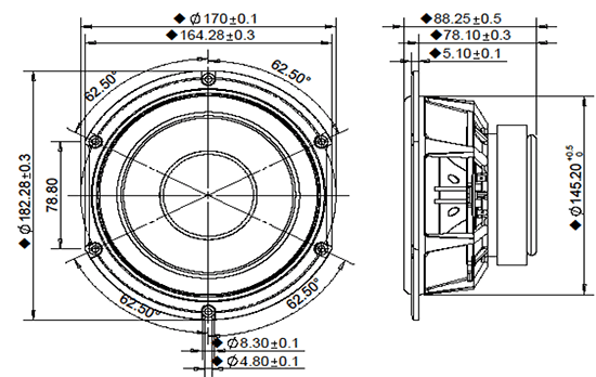 hds164-alu-835025 dimensions