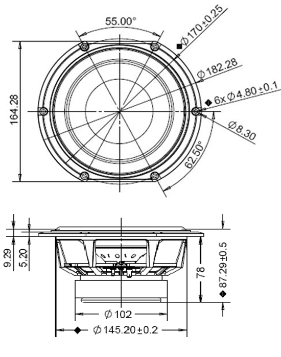 hds164-ppb-830874 dimensions